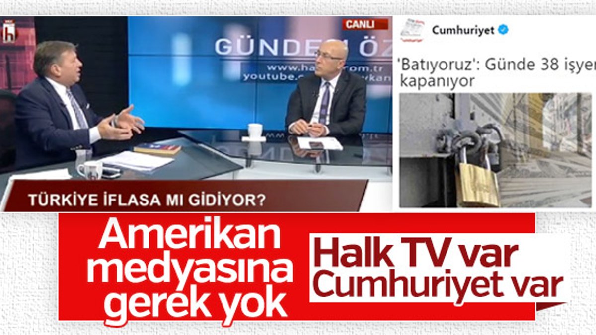 Halk TV'de Türkiye iflasa mı gidiyor kj'si