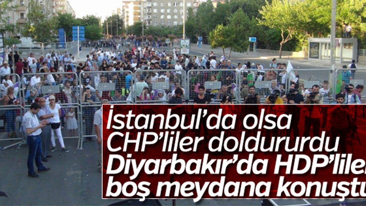 HDP, Diyarbakır’da boş sokaklara konuştu