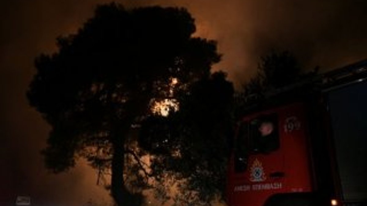 Yunanistan'da yeni yangın