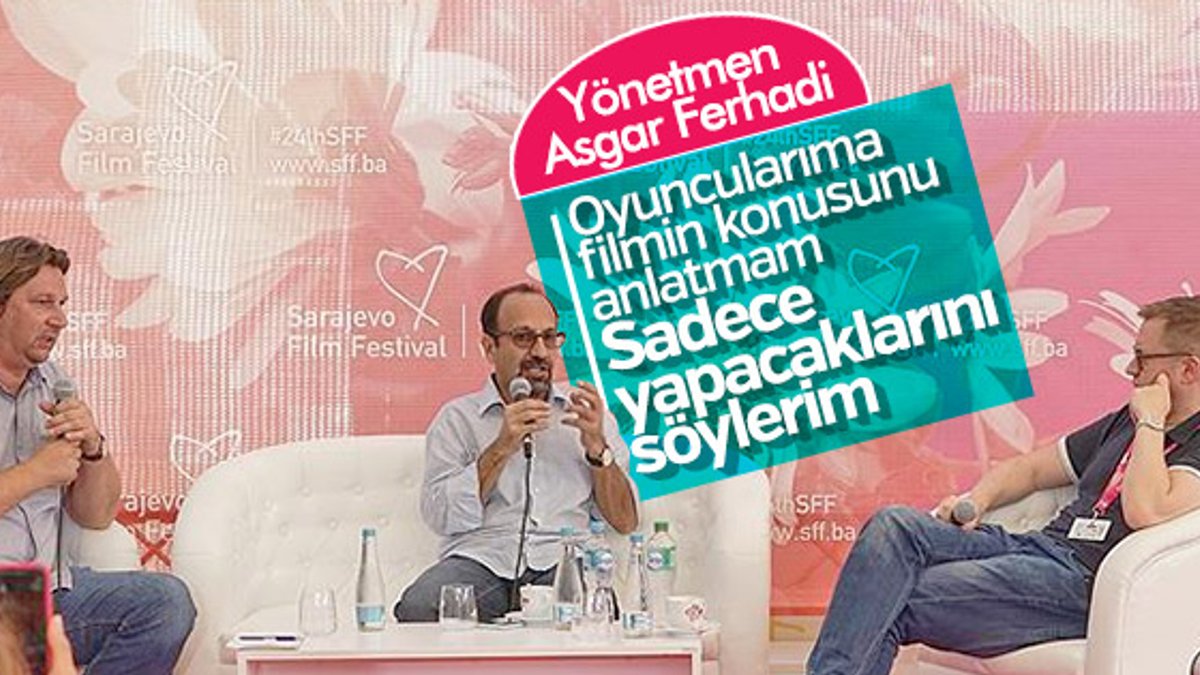 Asgar Ferhadi: Oyuncularıma film hakkında bilgi vermem