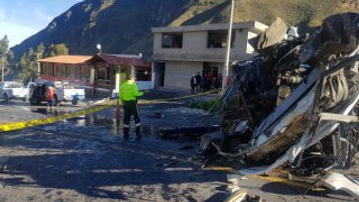 Ekvador'da korkunç kaza meydana geldi