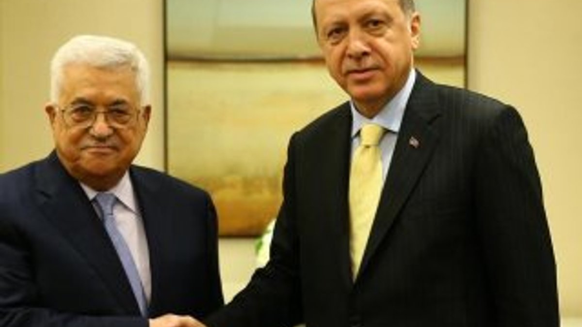 Başkan Erdoğan, Filistin lideri Abbas ile görüştü