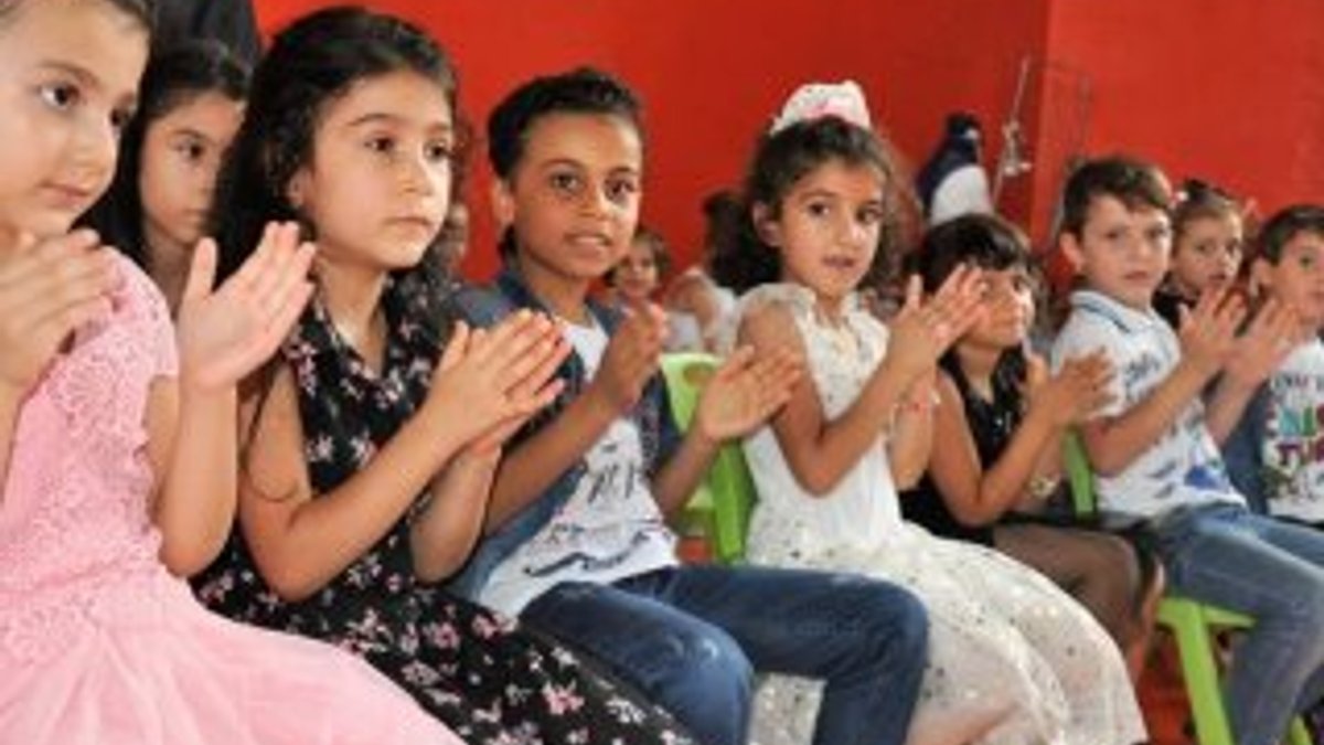 Suriyeli Öğrencilere Yaz Anaokulu Projesi tamamlandı