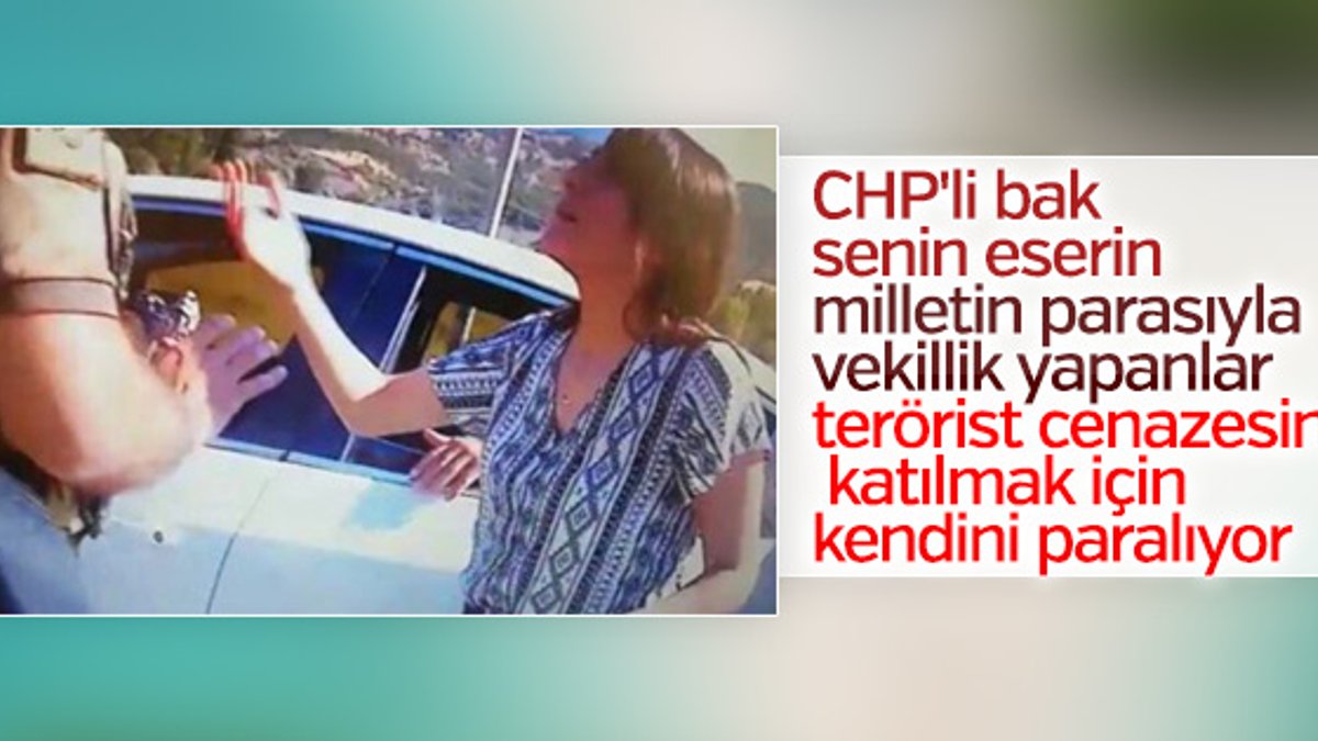 HDP'li Dağ terörist cenazesine katılmaya çalıştı
