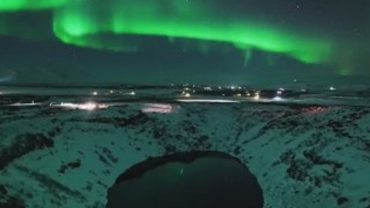 NASA Kuzey Işıklarını uzaydan görüntüledi