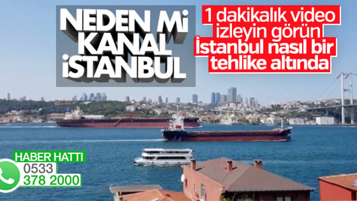 Dev gemiler İstanbul Boğazı'nı tehdit ediyor