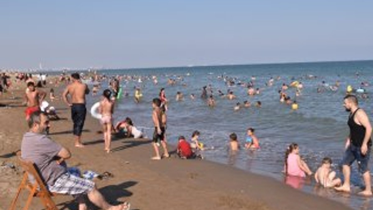 Akdeniz'de sıcak hava bunaltıyor