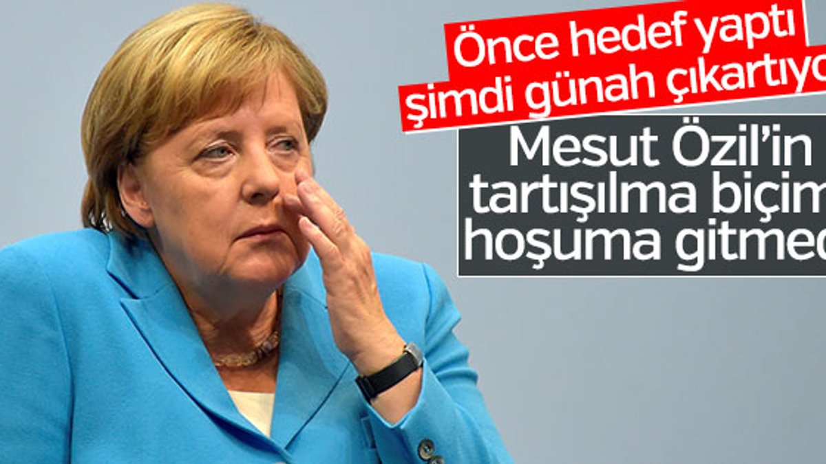 Merkel, Mesut Özil tartışmalarında geri vites yaptı