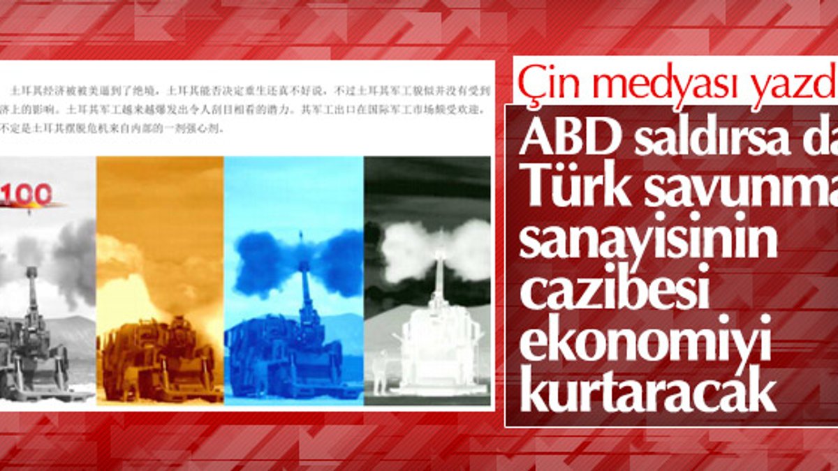 Türk savunma sanayii Çin basınında