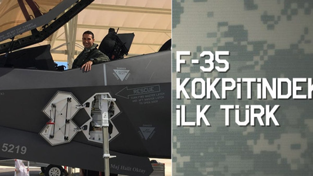 Türk pilot F-35 ile ilk uçuşu yaptı