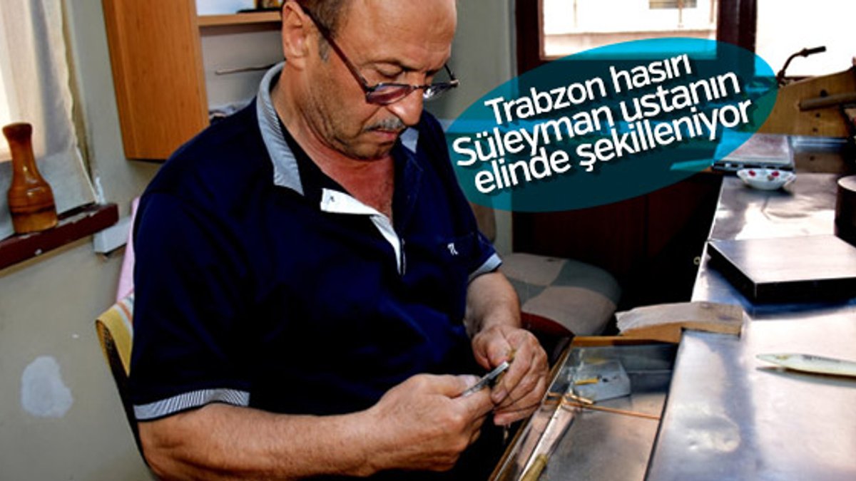Yarım asırdır Trabzon hasırını yaşatıyor