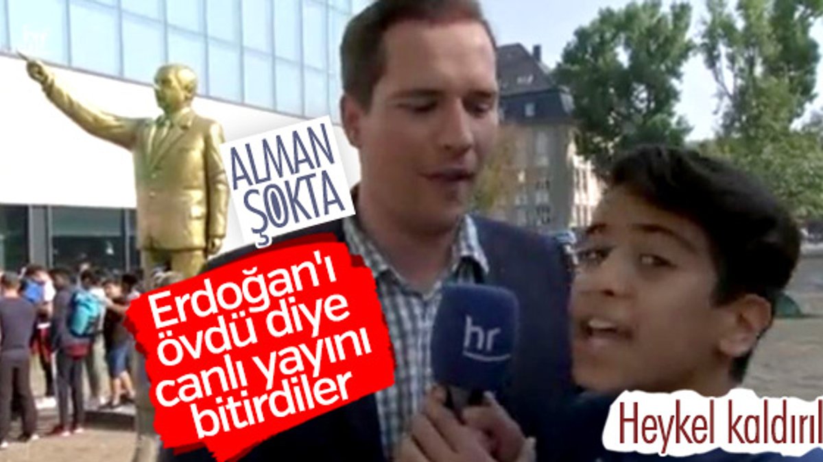 Alman muhabiri şoke eden Erdoğan hayranı çocuk
