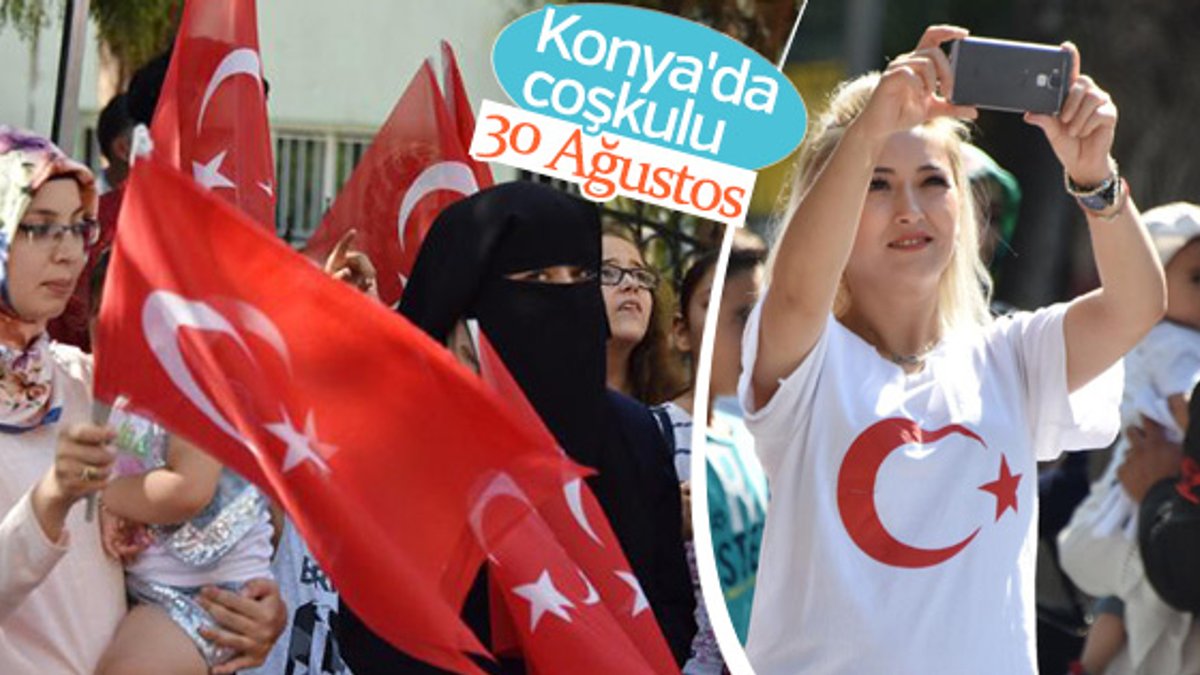 Konya'da 30 Ağustos Zafer Bayramı kutlamaları