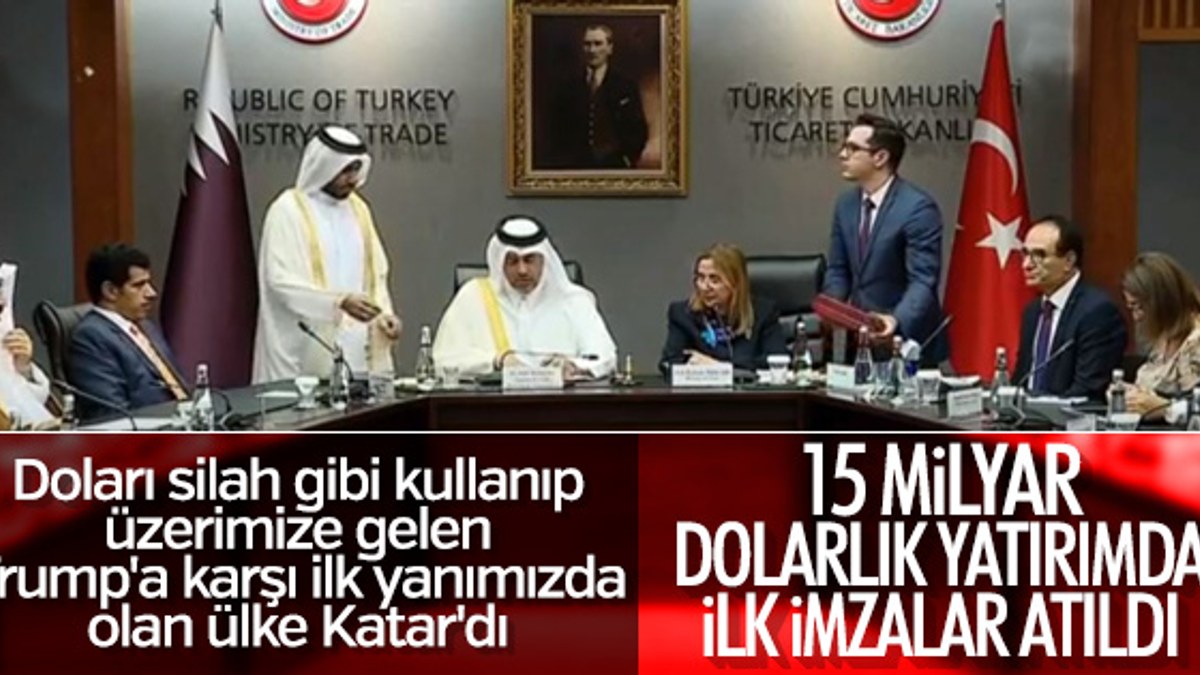 Türkiye ile Katar arasında ticaret anlaşması imzalandı