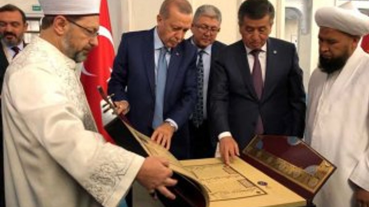 Başkan Erdoğan'ın Kırgızistan'a götürdüğü hediye