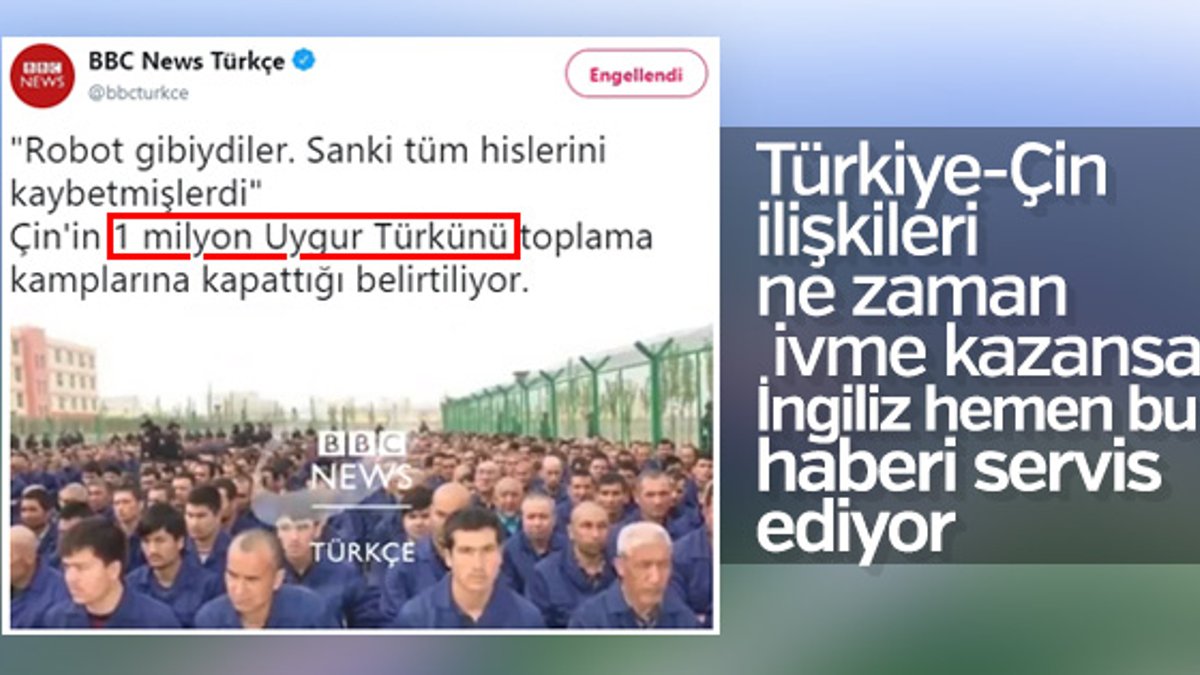 İngilizler, Türkiye-Çin ilişkilerinden rahatsız