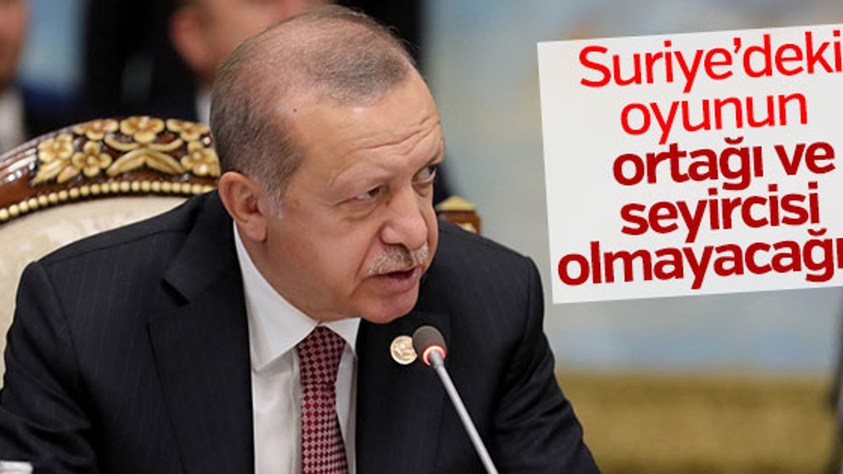 Erdoğan: Astana ruhuyla çözüme ulaşmalıyız