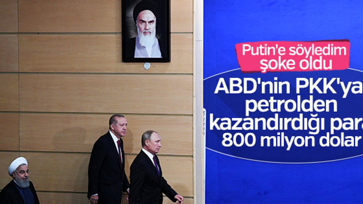Erdoğan: ABD YPG'yi petrolle besliyor