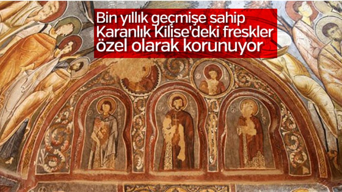 Bin yıllık fresklere özel koruma