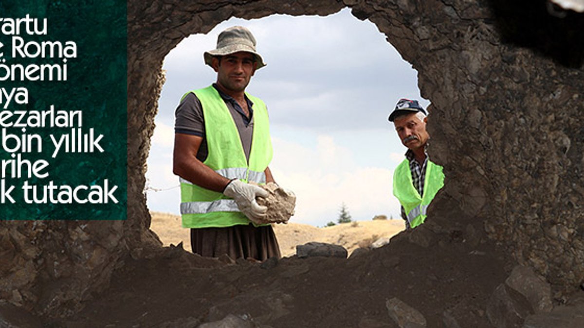 3 bin yıllık kaya mezarları gün yüzüne çıkarılıyor
