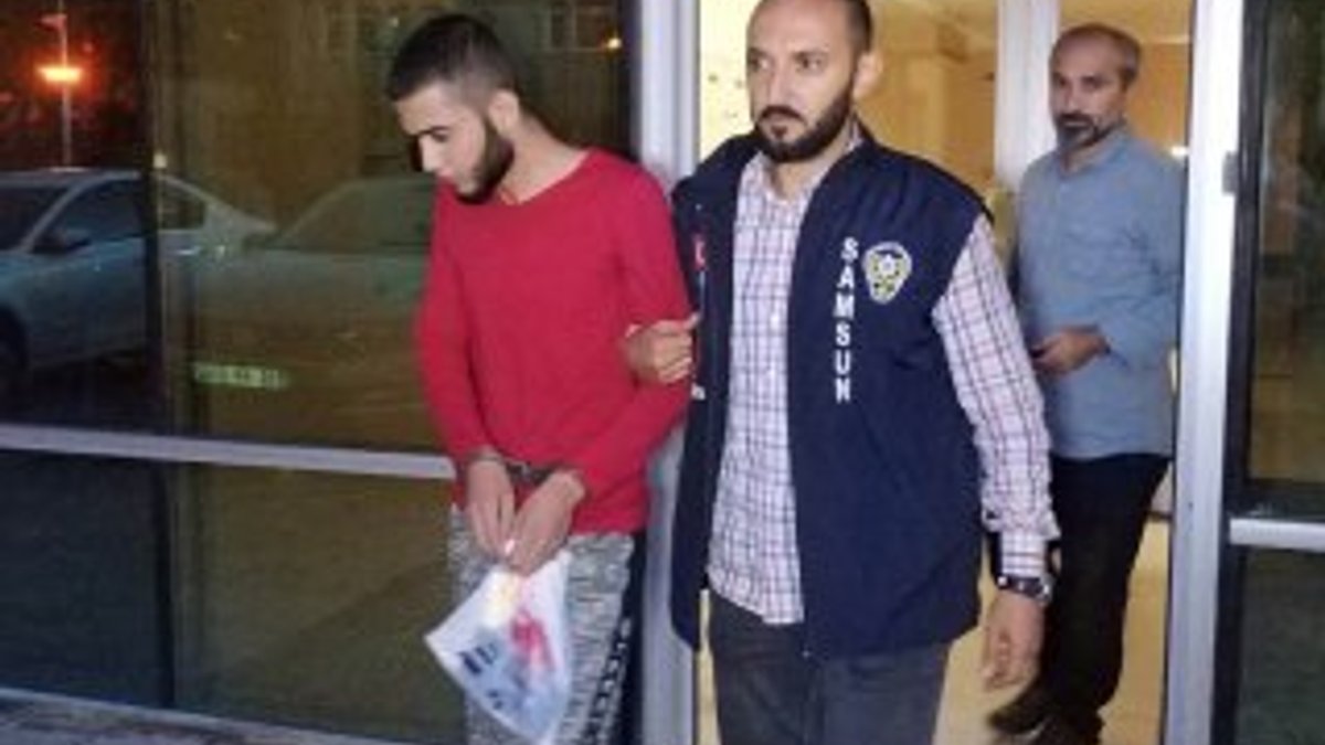 Samsun'da Irak uyruklu genç gasptan tutuklandı