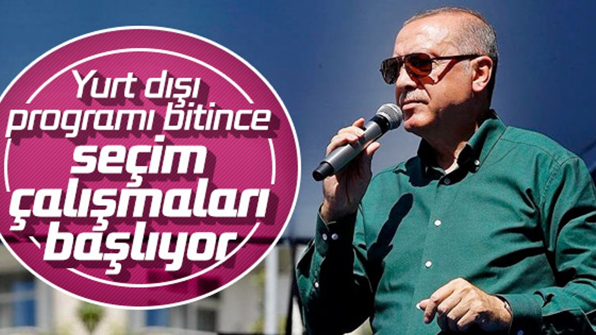 Başkan Erdoğan'ın yerel seçim hazırlığı