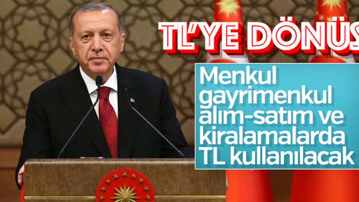 Erdoğan'dan döviz kararı