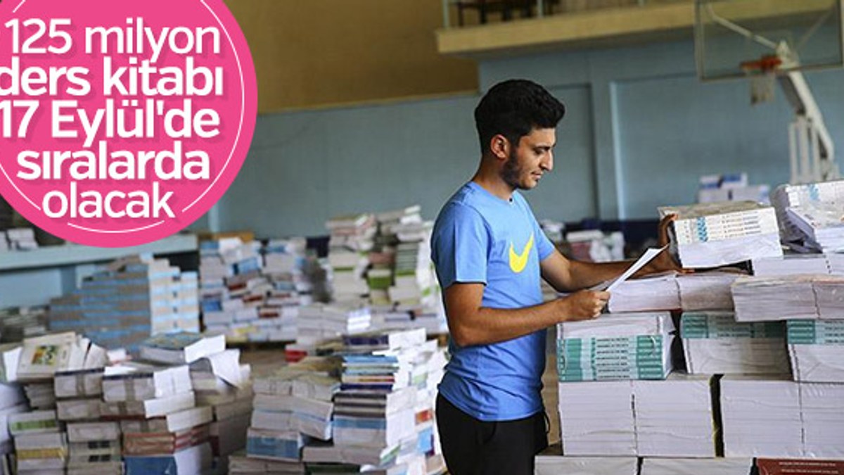 125 milyon ücretsiz ders kitabı illere ve okullara ulaştı