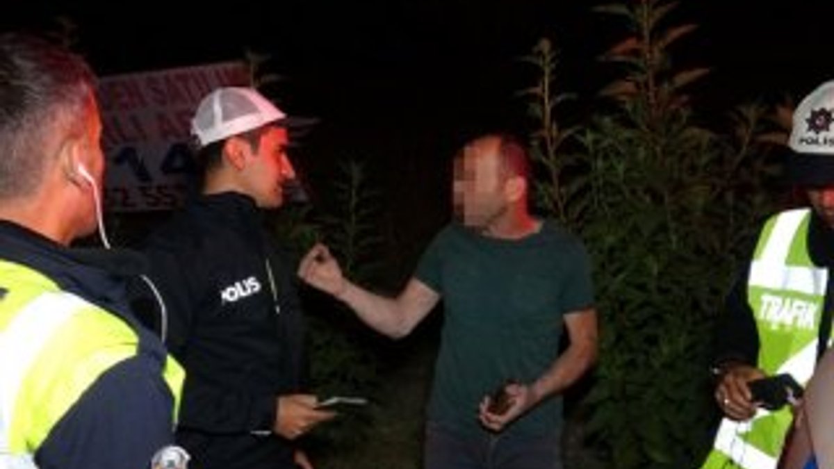 Karabük'te sürücü ikinci kez alkollü yakalanınca polise yalvardı