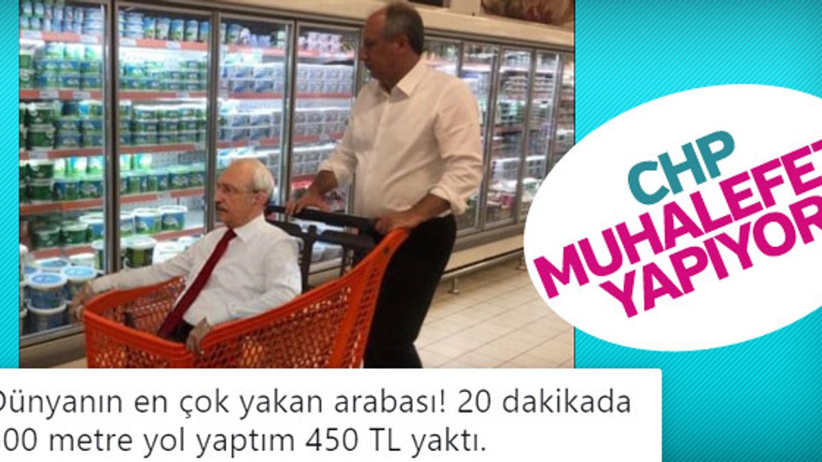 Muharrem İnce alışverişte