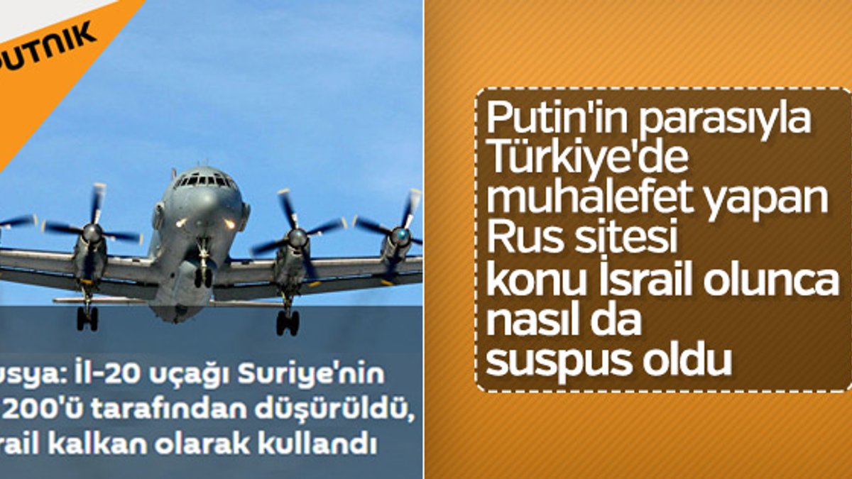 Rus Sputnik Türkiye'ye karşı aslan İsrail'e karşı kedi