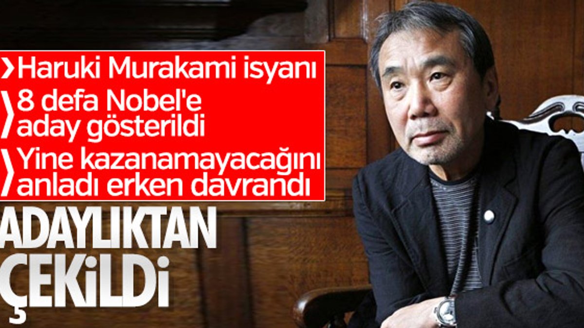 Haruki Murakami Alternatif Nobel Ödülü'nden çekildi