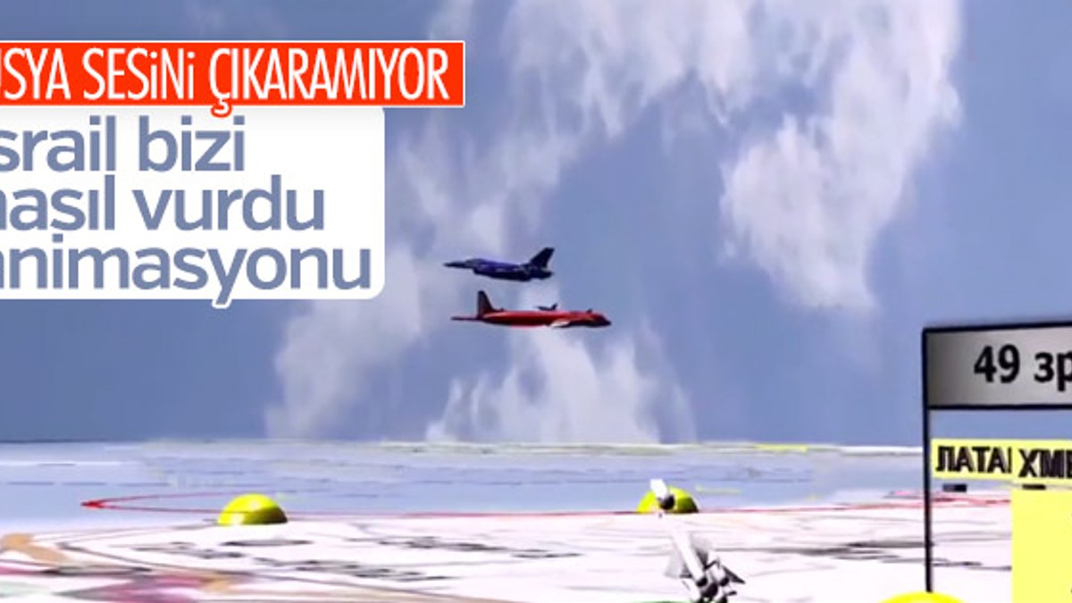 3 boyutlu videoyla Rus uçağının düşürüldüğü an