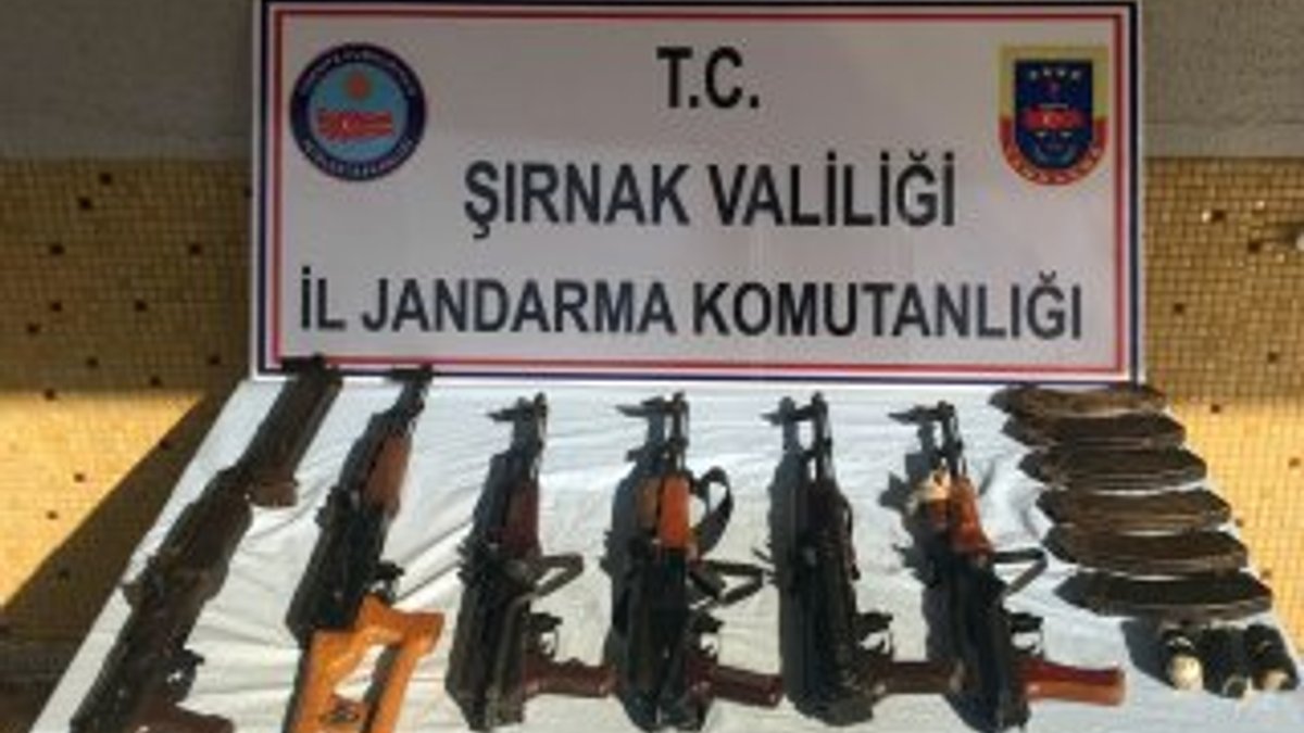 Şırnak'ta PKK’ya ait silah ve patlayıcı ele geçirildi