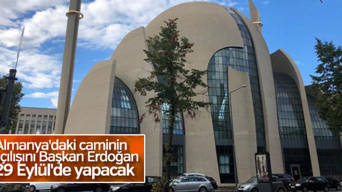 Erdoğan'ın açılışını yapacağı camide hazırlıklar sürüyor