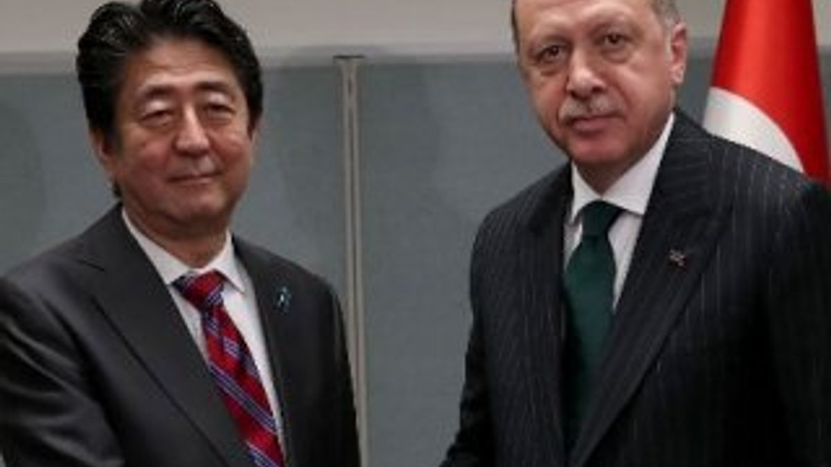 Erdoğan Japonya Başbakanı'yla görüştü