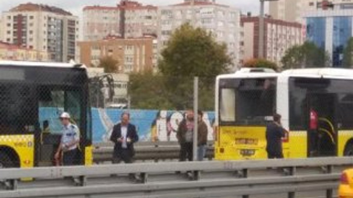 Okmeydanı'nda metrobüs kazası