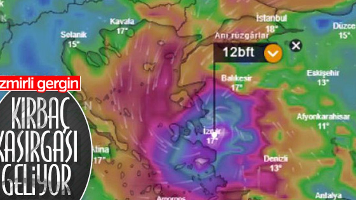 Kırbaç Kasırgası Türkiye'ye gelebilir