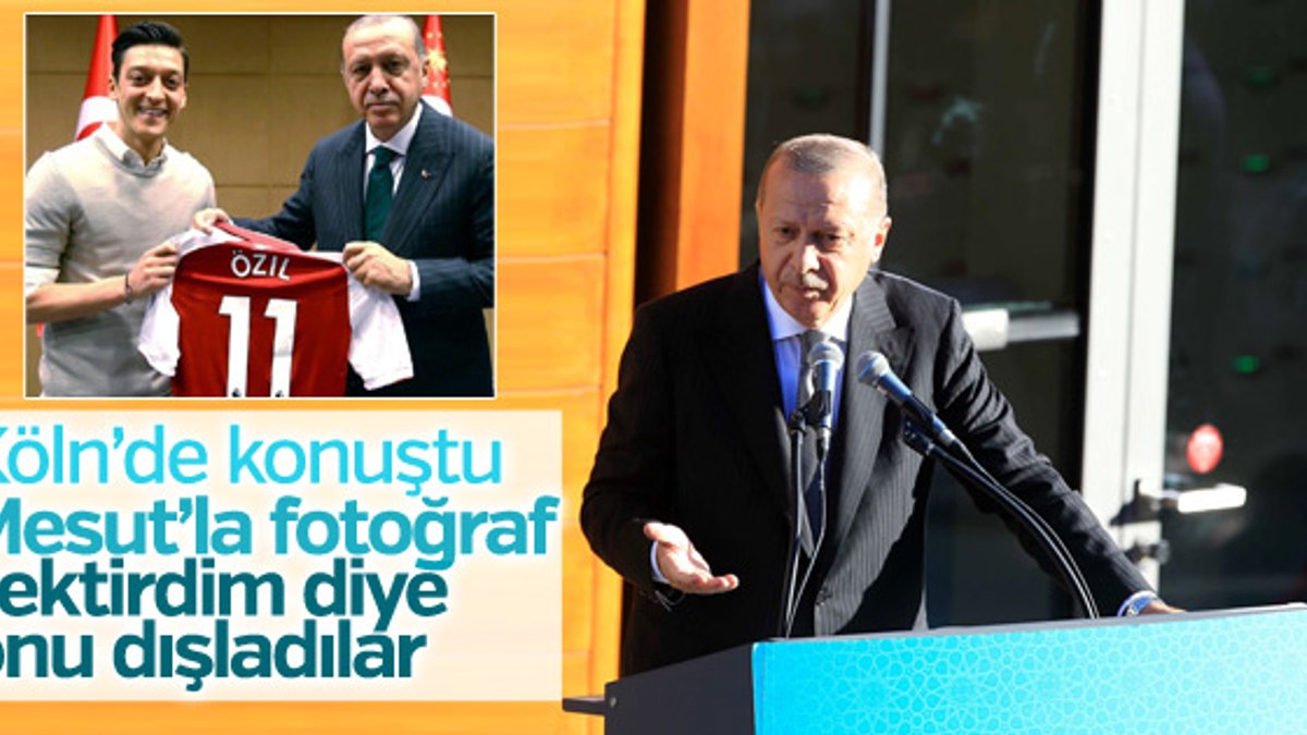 Erdoğan'ın Köln'de cami açılış töreni konuşması
