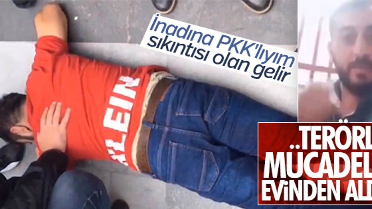 Sosyal medyada şov yapan PKK'lı gözaltına alındı