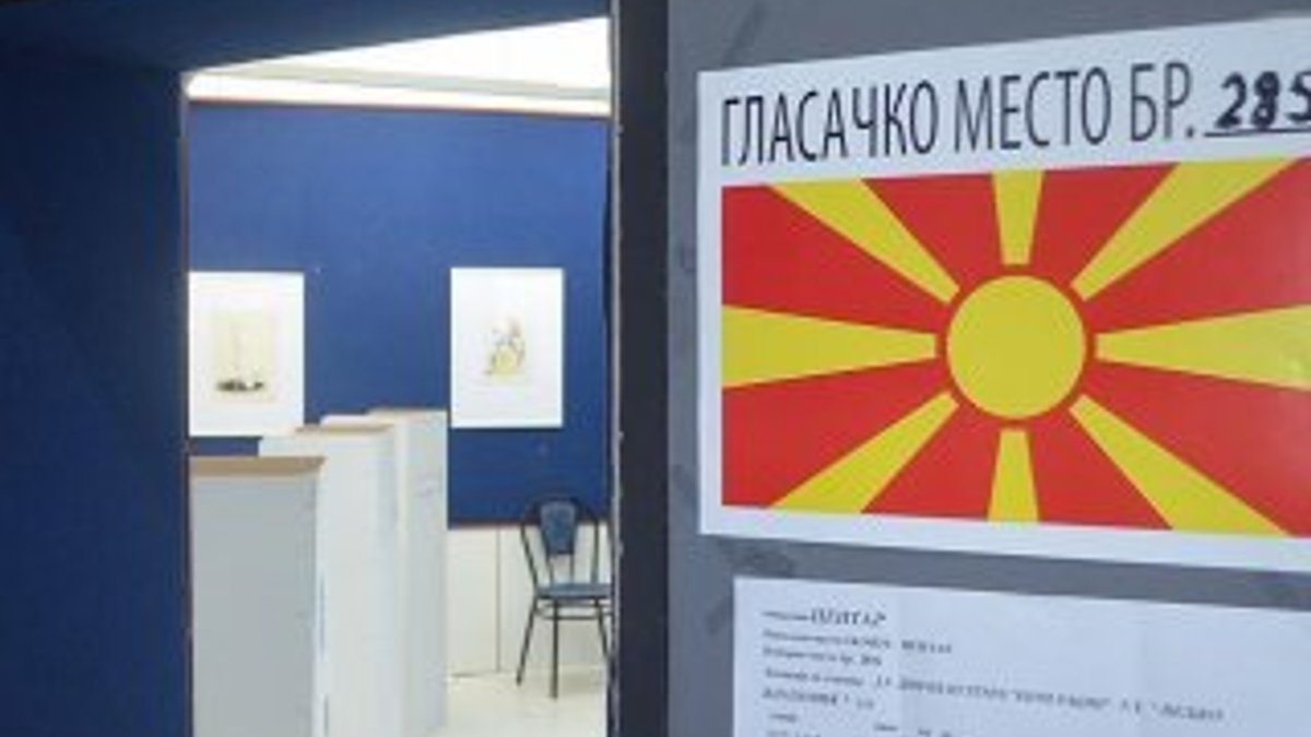 Makedonya'daki referandumda oy verme işlemi tamamlandı