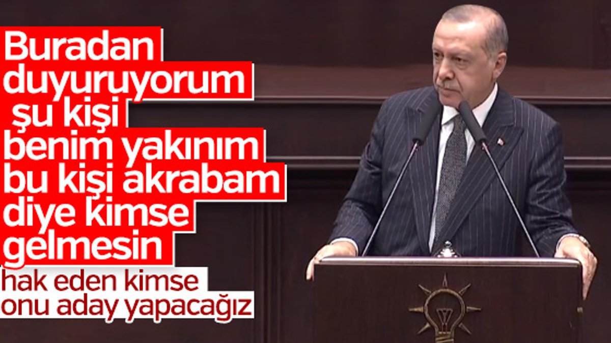 Başkan Erdoğan AK Parti grup toplantısında