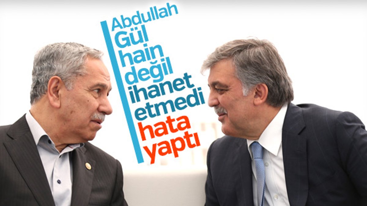 Abdullah Gül'ün adaylığı Bülent Arınç'a soruldu