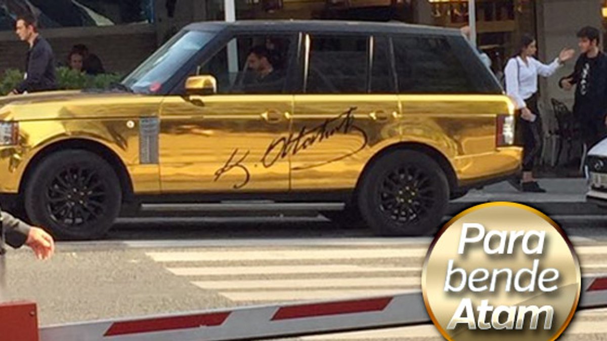 İstanbul sokaklarında altın sarısı Range Rover