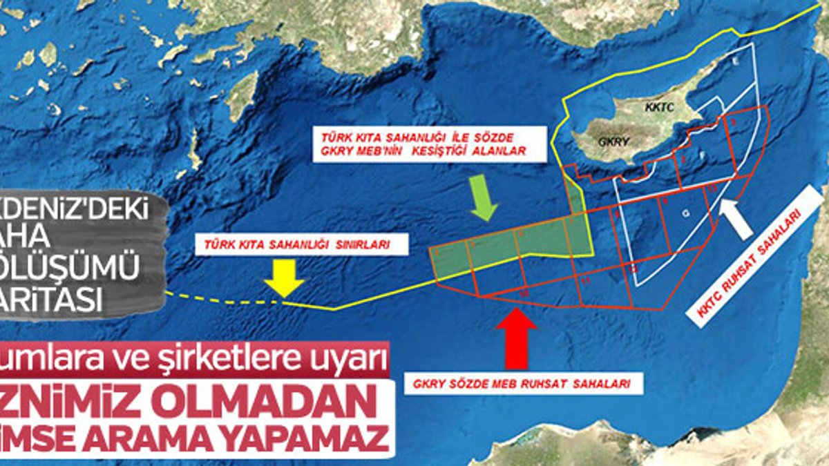 Türkiye'den Rumlara: Akdeniz'de sondaj fırsatı vermeyiz