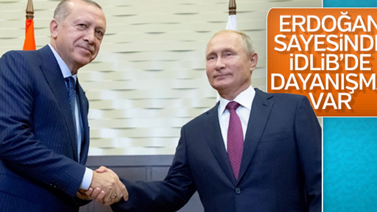 Putin: Türkiye ile İdlib'de dayanışma içindeyiz