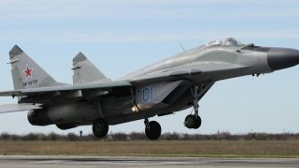 Moskova yakınlarında MiG-29 savaş uçağı düştü