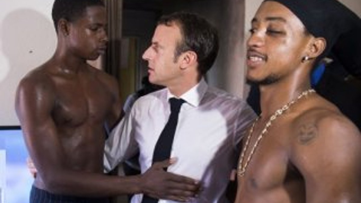 Macron'un fotoğraf çekindiği genç uyuşturucu tüccarı