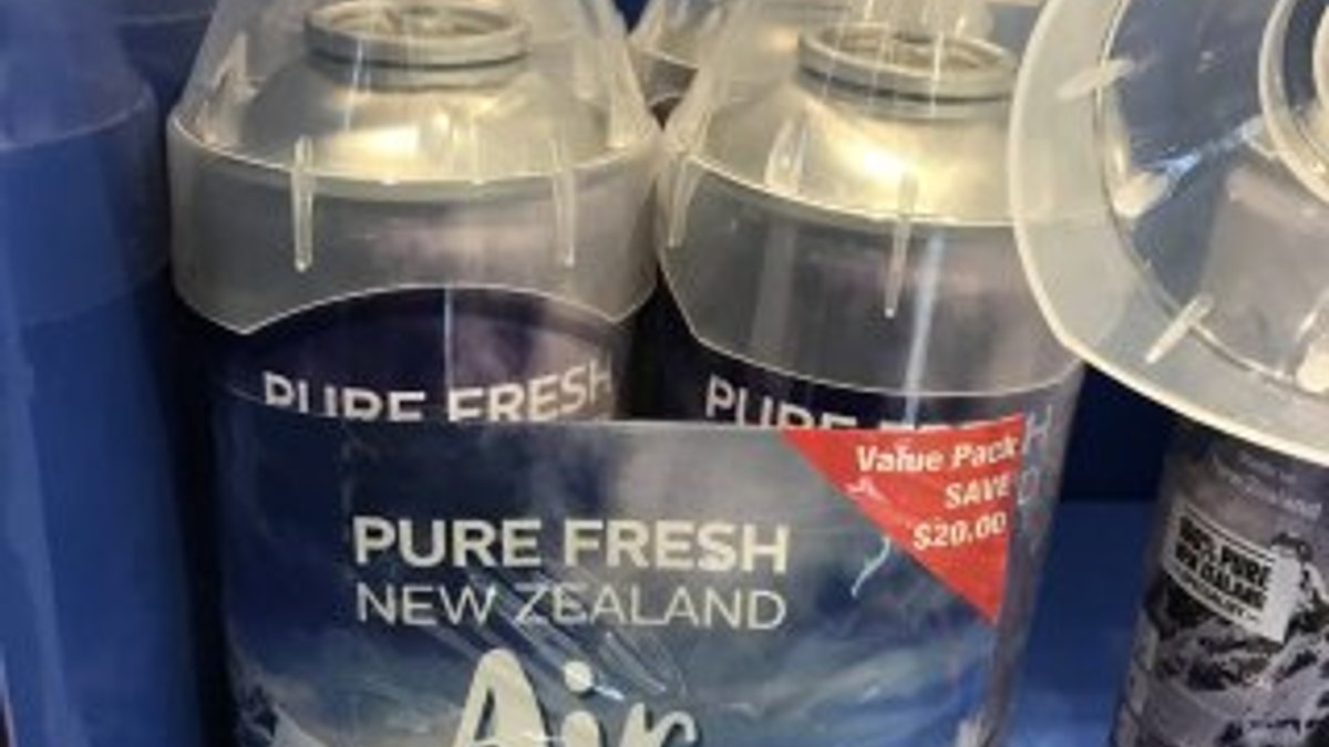 Yeni Zelanda'da hava satılıyor