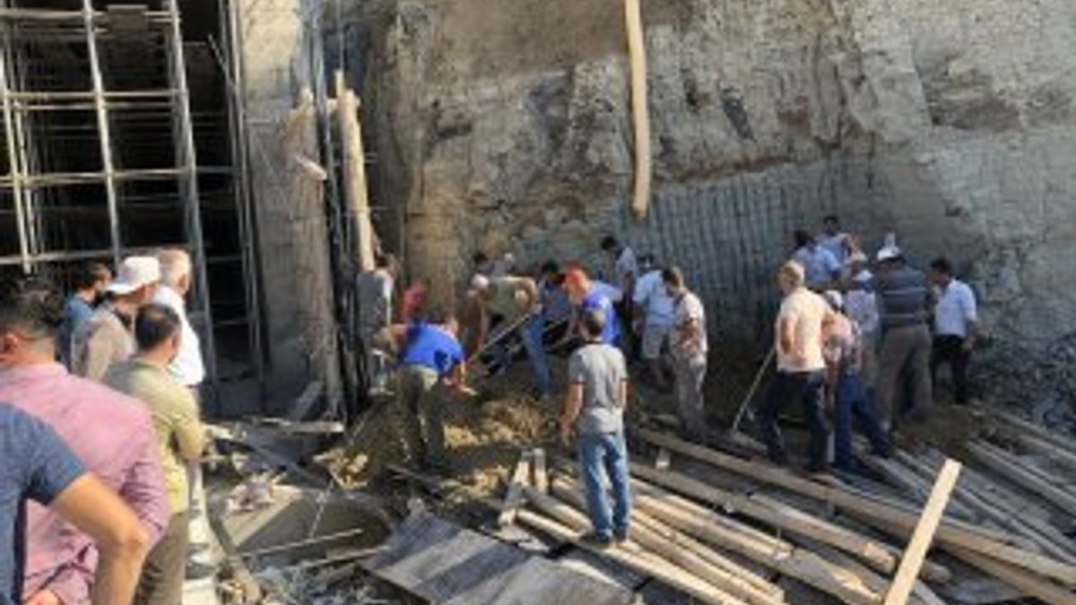 Hatay'da okulun istinat duvarı çöktü: 1 ölü, 2 yaralı